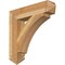 Ekena Millwork Thorton Arts & Crafts Rough Sawn Bracket, Western Red Cedar, 6"W x 30"D x 30"H BKT06X30X30THR03RWR - alternate 1